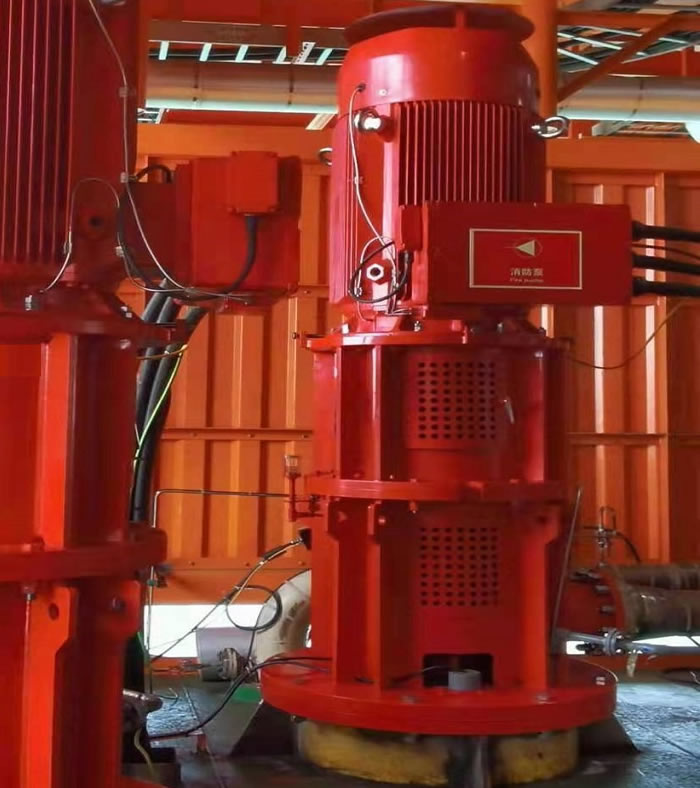 <b>CEPC platform electric fire pump project vertical turbine pump</b>